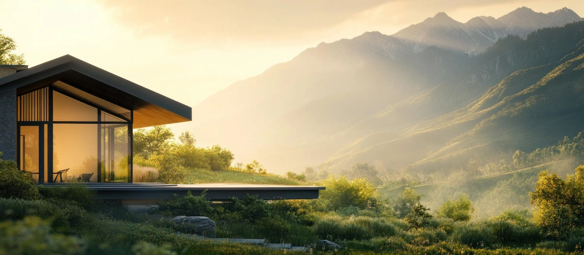 Rumah Tanah Miring Bergaya Minimalis